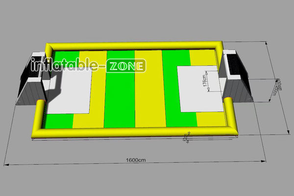 Inflatable-Zone Design Huge Inflatable Football Pitch Inflatable Soap Soccer Field Blow Up Soccer Arena