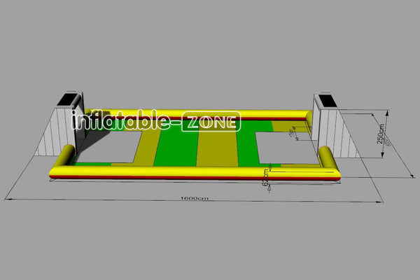 Inflatable-Zone Design Huge Inflatable Football Pitch Inflatable Soap Soccer Field Blow Up Soccer Arena