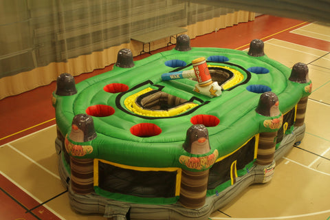 Double Lifesize Human Whack A Mole Giant Inflatable Human Whack-A-Mole Interactive Game
