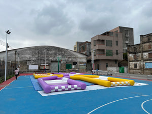 Sport Events Inflatable X Collision Course Zorb Ball Race Track