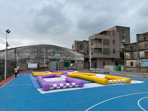 Sport Events Inflatable X Collision Course Zorb Ball Race Track
