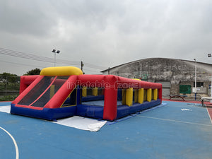 Inflatable Soccer Field Funny Blow Up Soccer Field Inflatable Football Arena Sports Game