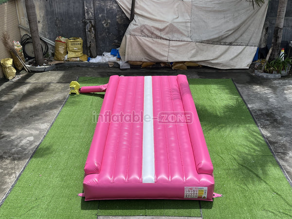 20x10ft pink air mat with a blower and express shipping
