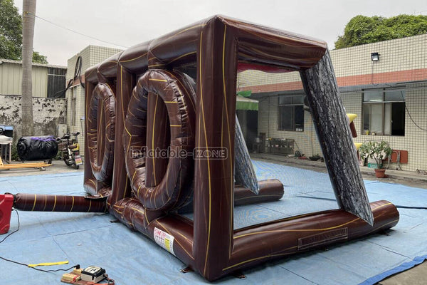 Fun Play Equipment Inflatable Axe Throwing Inflatable Sports Games For Kids And Adults
