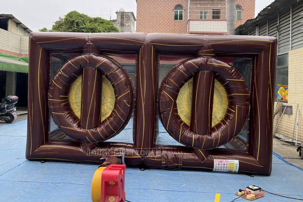 Fun Play Equipment Inflatable Axe Throwing Inflatable Sports Games For Kids And Adults