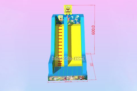 Inflatable-Zone Design Outdoor Inflatable Blow Up Slides Backyard Bouncers And Party Inflatable Single Lane Slide