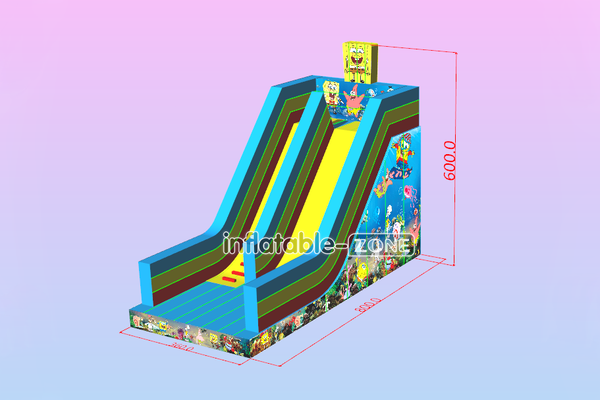 Inflatable-Zone Design Outdoor Inflatable Blow Up Slides Backyard Bouncers And Party Inflatable Single Lane Slide