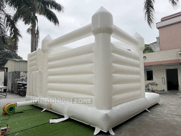 Outdoor Large White Inflatable Bouncer Jumping Slide Bouncy Castle With Ball Pit Combo Bounce House Party