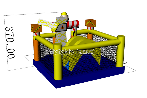 Inflatable-Zone Design Giant Inflatable Amusing Park Inflatable Bouncer Worker Trampoline Theme For Kids