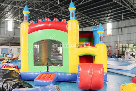 Commercial Inflatable Bouncy Castle With Slide Combo Air Bouncer Blow Up Indoor Kids Inflatable Trampoline Bounce House