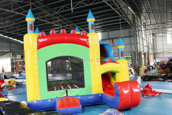 Commercial Inflatable Bouncy Castle With Slide Combo Air Bouncer Blow Up Indoor Kids Inflatable Trampoline Bounce House