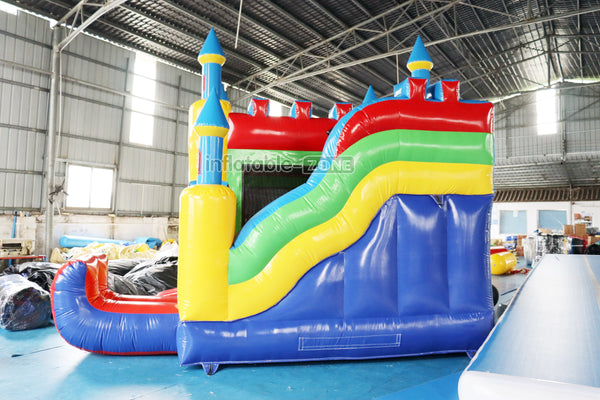 Commercial Inflatable Bouncy Castle With Slide Combo Air Bouncer Blow Up Indoor Kids Inflatable Trampoline Bounce House
