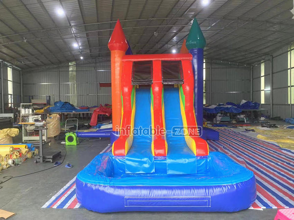 Commercial Indoor Inflatable Jumping Castle Bouncer Combo Party Inflatable Bouncy House And Slide With Pool