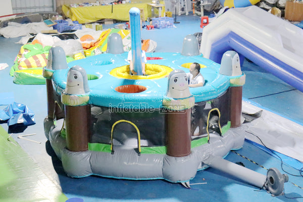 Giant Interactive Inflatable Human Whack A Mole Funny Inflatable Sports Games For Kids And Adults