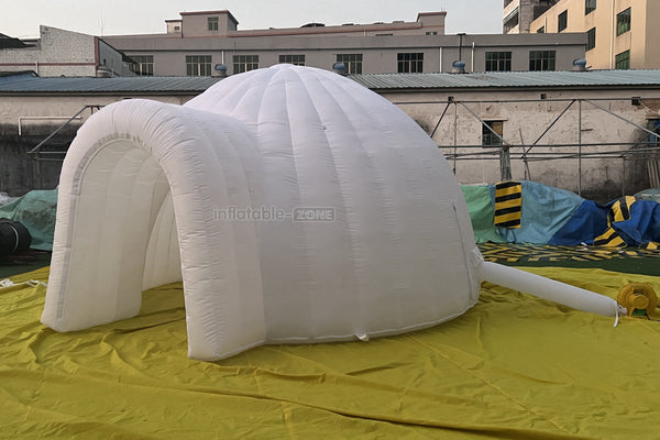 Commercial Inflatable Club With LED Lights Inflatable Igloo Dome Party Tent For Outdoor Advertising Event