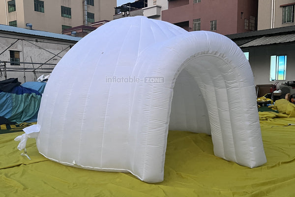 Commercial Inflatable Club With LED Lights Inflatable Igloo Dome Party Tent For Outdoor Advertising Event