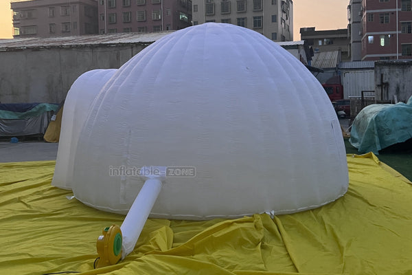 Commercial Inflatable Club With LED Lights Inflatable Igloo Dome Party Tent For Outdoor Advertising Event