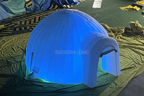 Commercial Inflatable Club With LED Lights Inflatable Igloo Dome Party Tent For Outdoor Advertising Event