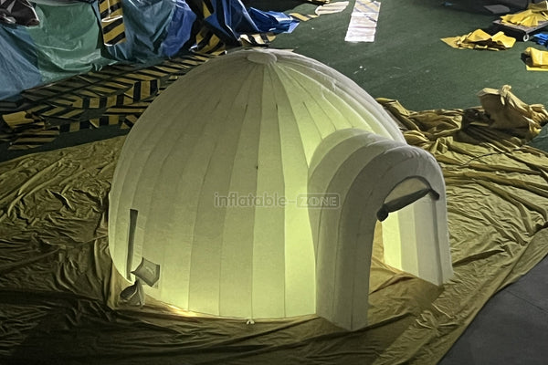 Commercial Inflatable Club With LED Lights Inflatable Igloo Dome Party Tent For Outdoor Advertising Event