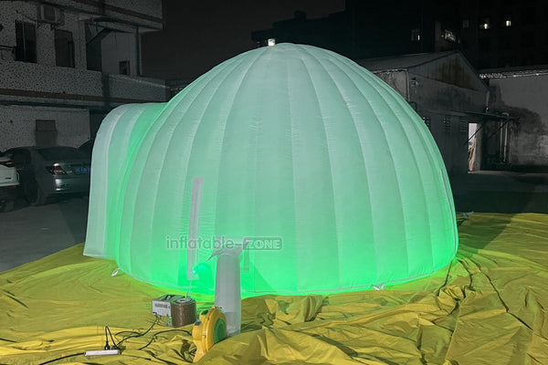 Commercial Inflatable Club With LED Lights Inflatable Igloo Dome Party Tent For Outdoor Advertising Event