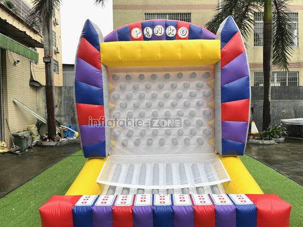 Commercial Inflatable Interactive Plinko Game Super Plinko Challenge Game Inflatable Event Equipment For Outdoor Fun