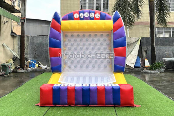 Commercial Inflatable Interactive Plinko Game Super Plinko Challenge Game Inflatable Event Equipment For Outdoor Fun
