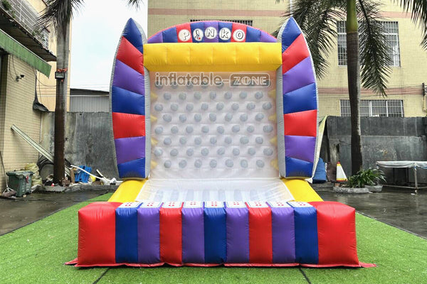 Commercial Inflatable Interactive Plinko Game Super Plinko Challenge Game Inflatable Event Equipment For Outdoor Fun