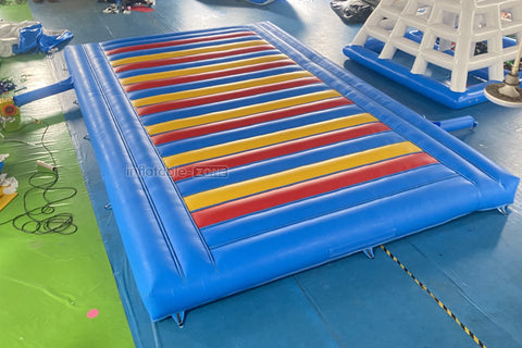 Indoor Or Outdoor Rectangular Inflatable Jump Bounce Pad Large Inflatable Mattress For Kids And Adults