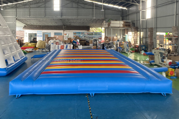 Indoor Or Outdoor Rectangular Inflatable Jump Bounce Pad Large Inflatable Mattress For Kids And Adults