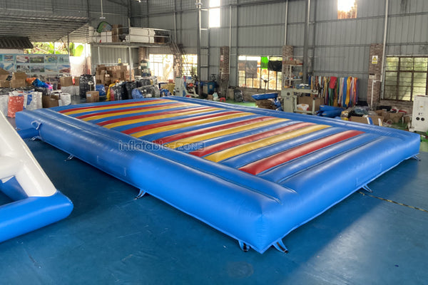Indoor Or Outdoor Rectangular Inflatable Jump Bounce Pad Large Inflatable Mattress For Kids And Adults