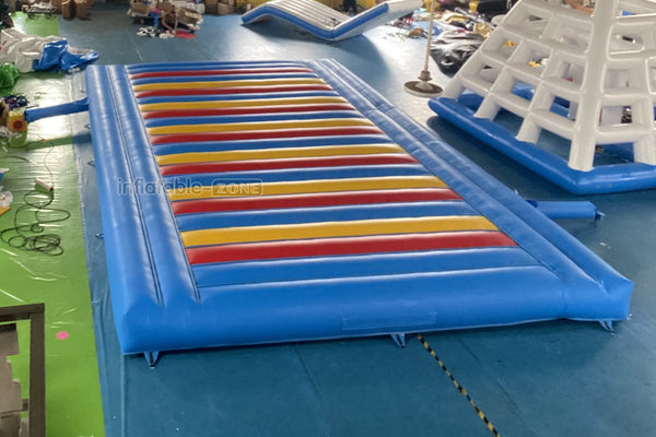 Indoor Or Outdoor Rectangular Inflatable Jump Bounce Pad Large Inflatable Mattress For Kids And Adults