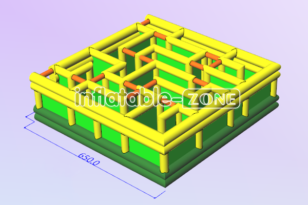 Inflatable-Zone Design Outdoor Funny Games Inflatable Maze Giant Interactive Park Toys Inflatable Obstacle Maze