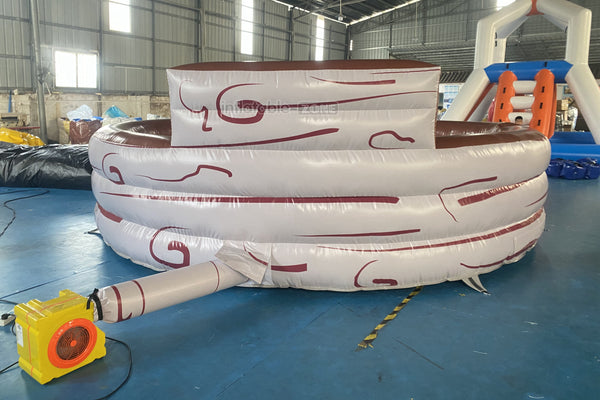 Commercial Inflatable Bull Mat Crazy Rodeo Bull Fight Inflatable Mechanical Bull Ride Sports Game