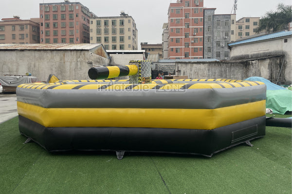 Classic Commercial Party Inflatable Meltdown Mechanical Game Inflatable Jumping Mattress Wipeout Machine