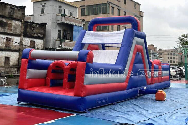 Funny Large Obstacle Sports Kids Play Inflatable Party Outdoor Playground Inflatable Obstacle Course