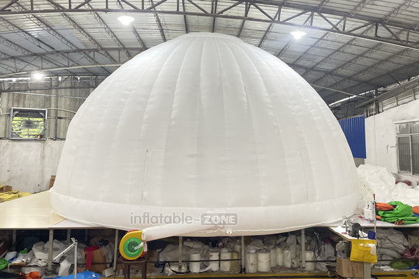 Commercial Inflatable Party Tent White Large Dome Tent Inflatable Igloo With Two Doors For Camping