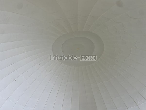 Commercial Inflatable Party Tent White Large Dome Tent Inflatable Igloo With Two Doors For Camping