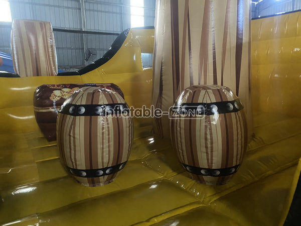 Large Commercial Inflatable Pirate Ship Slide Jumping Castle Bouncy Inflatable Slide For Adults And Kids