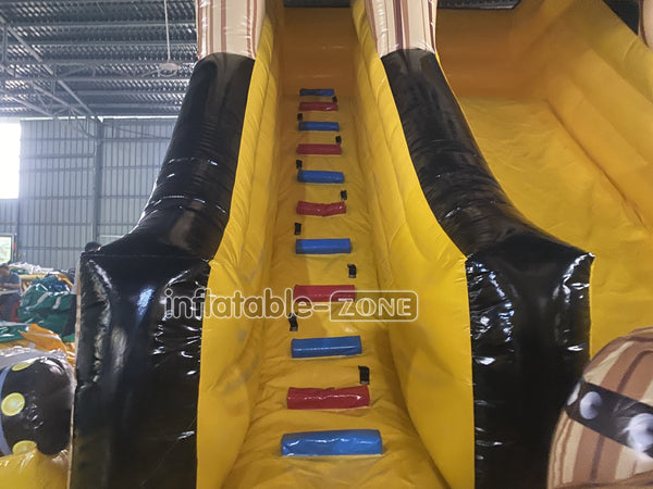 Large Commercial Inflatable Pirate Ship Slide Jumping Castle Bouncy Inflatable Slide For Adults And Kids