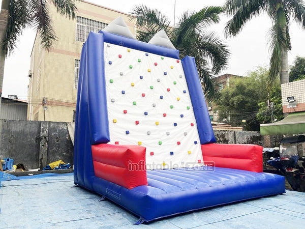 Large Inflatable Sport Climb Wall Mattress Outdoor Playground Equipment Toys Kids Inflatable Rock Climbing Game
