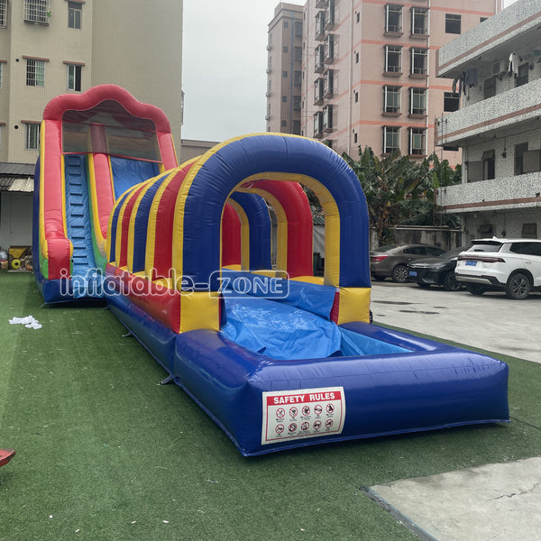 Inflatable Slip N Slide Inflatable Water Slide Large Outdoor Waterslide For Above Ground Pool