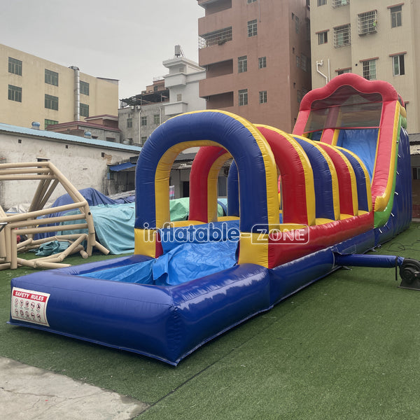 Inflatable Slip N Slide Inflatable Water Slide Large Outdoor Waterslide For Above Ground Pool