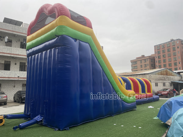 Inflatable Slip N Slide Inflatable Water Slide Large Outdoor Waterslide For Above Ground Pool