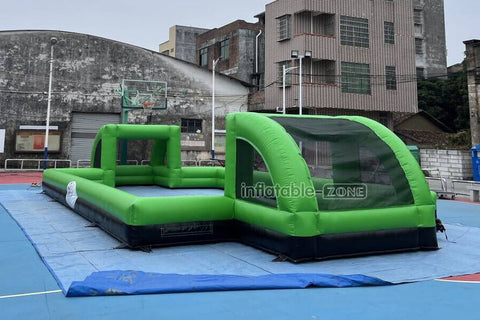 Giant Inflatable Soap Football Pitch Playground Soccer Field For Outdoor Sport And Play