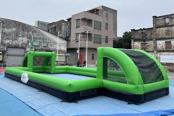 Giant Inflatable Soap Football Pitch Playground Soccer Field For Outdoor Sport And Play