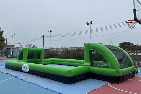 Giant Inflatable Soap Football Pitch Playground Soccer Field For Outdoor Sport And Play