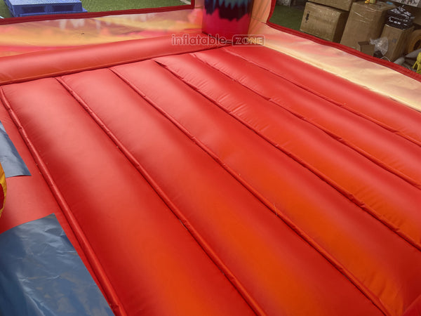 Inflatable Tie Dye Bounce House Slide Combo Jumping Castle For Kids Adults Outdoor Fun