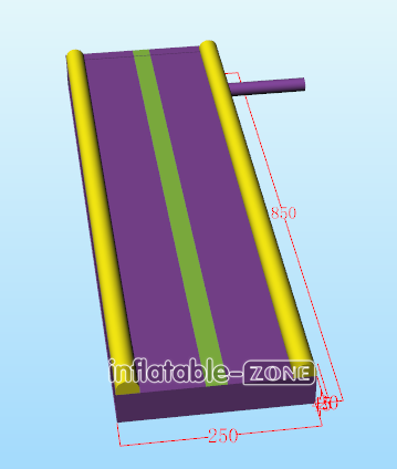 Inflatable-Zone Design Best Air Tumbling Track Gymnastics Mat Inflatable Tumble Track Trampoline Air Track Park Experience