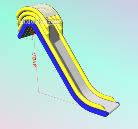 Inflatable-Zone Design Inflatable Yacht Slide Large WaterSlide Party Play Inflatable Water Slide For Ocean Yacht Boat