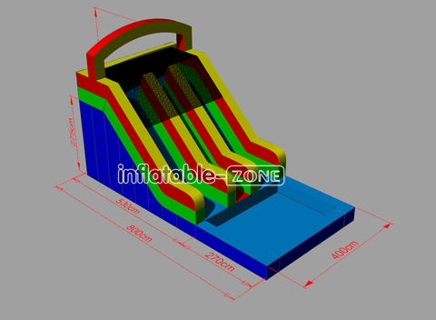 Inflatable-Zone Design Best Backyard Inflatable Water Slides Blow Up Splash Pool Party Jump Waterslide For Kids